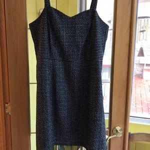 Black and white Lane Bryant dress. Fit and flare.